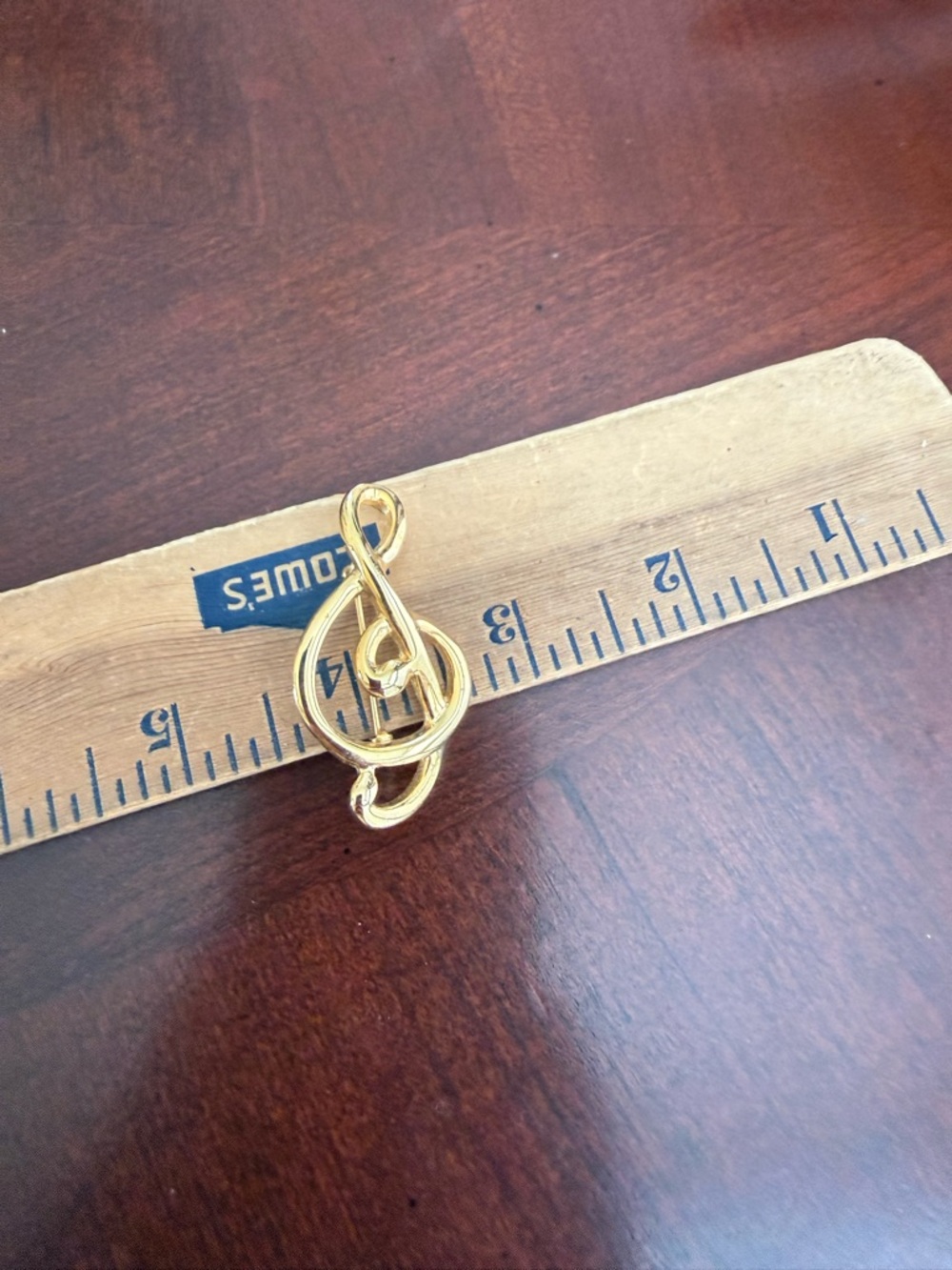 Vintage Music Note Brooch